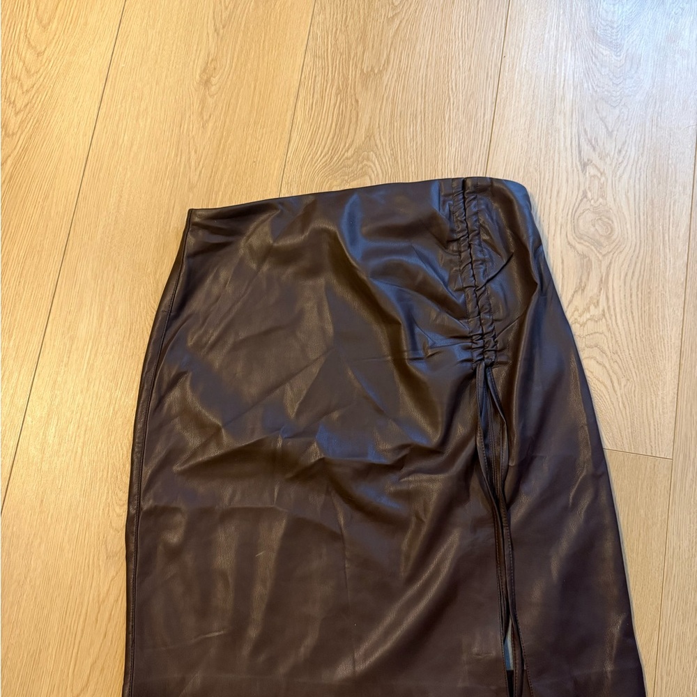 House of Harlow 1960 Dark Brown Pencil Skirt